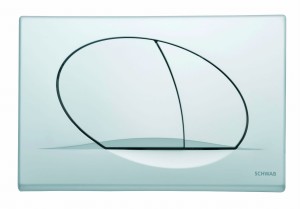 płytka OVATE DUO , chrom-mat