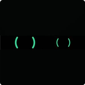 płytka NEA DUO GLASS, czarna