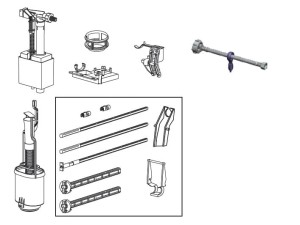 zestaw naprawczy do mod. 182 i  mod. 180 po III.1995 